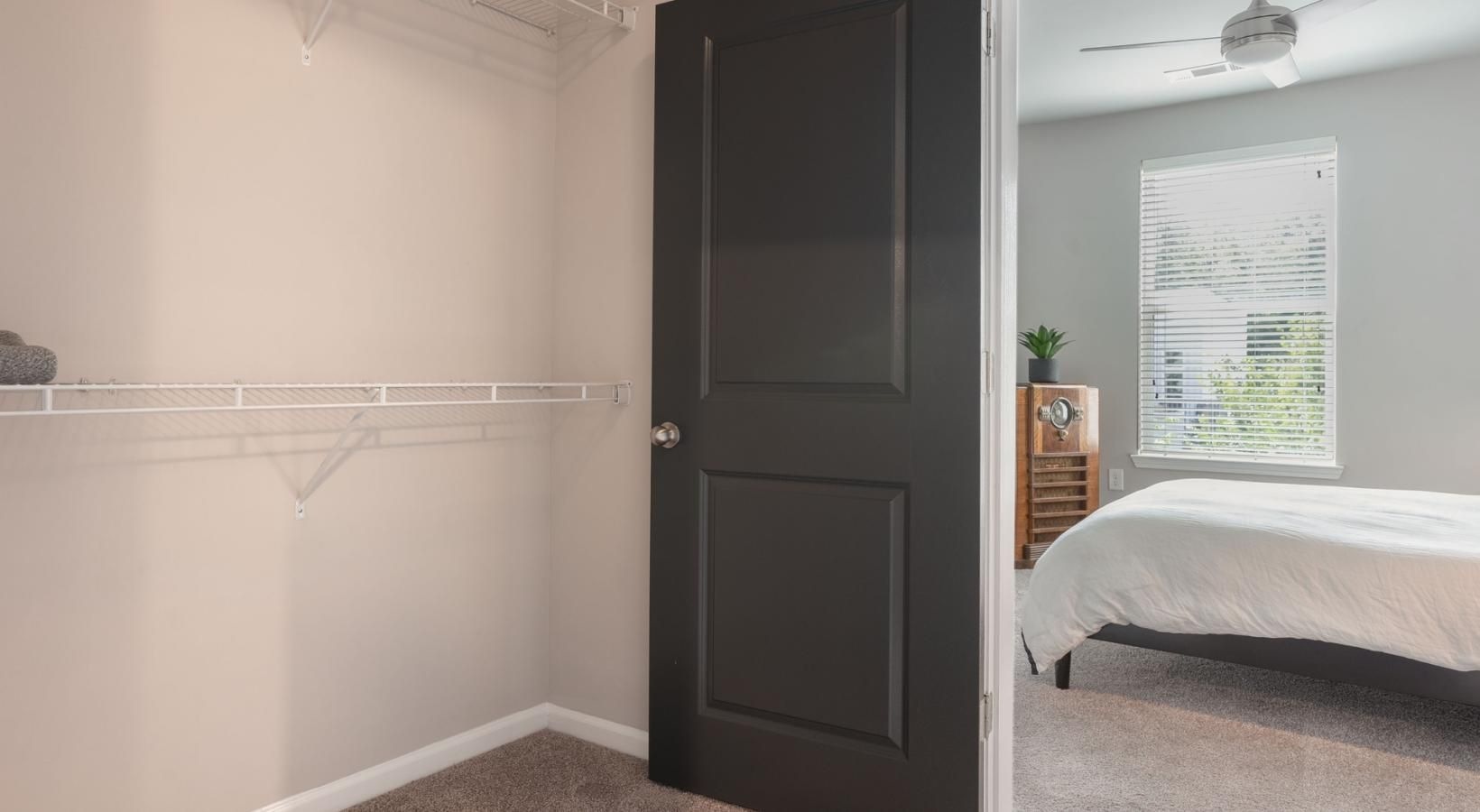 Bedroom options to fit every lifestyle a room with a bed and a door