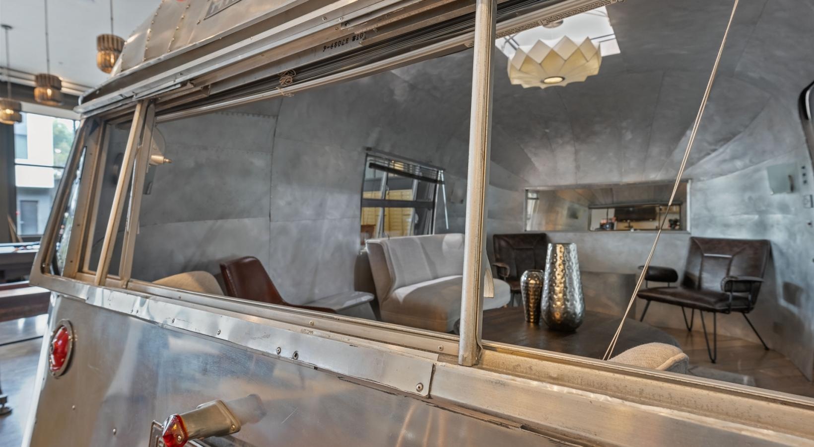 The essence of exceptional living a boat with chairs and tables